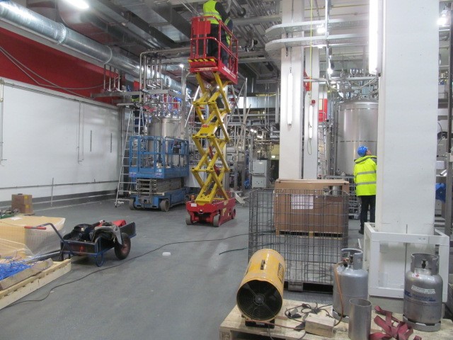 technische Umrüstung verschiedener Produktionsgebäude Siegwerk Druckfarben AG in Siegburg